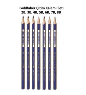 Goldfaber Çizim Kalemi Seti 2b 3b 4b 5b 6b 7b 8b Dereceli Kalem Seti Lüx