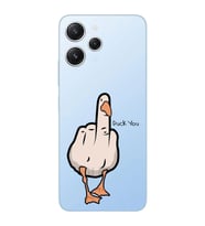 Xiaomi Redmi 12 Uyumlu Uyumlu Duck You Tasarımlı Şeffaf Telefon Kılıfı