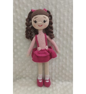 Ahududu Bebek Amigurumi Organik Oyuncak