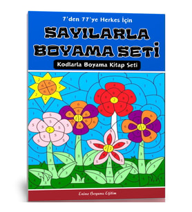 Herkes İçin Sayılarla Boyama Kitap Seti (2 Spiralli Kitap)