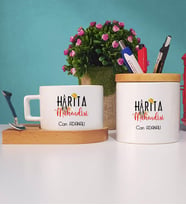 Harita Mühendisi Kupa Bardak Kısa ve Kalemlik