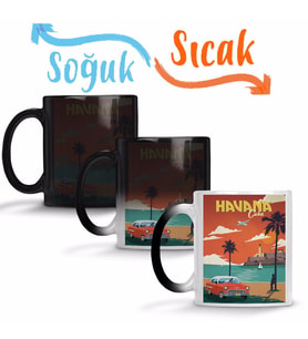 Havana Sihirli Kupa Bardak Porselen