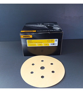 MIRKA ZIMPARA EPOKSİ REÇİNE TEKNE MOBİLYA GOLD SERİSİ 180 KUM CIRTLI 150 MM  100 ADET (Sarı)