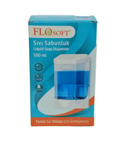 FloSoft Sıvı Sabunluk ve Şampuan Makinası Şeffaf Renk 500 ML Hacimli
