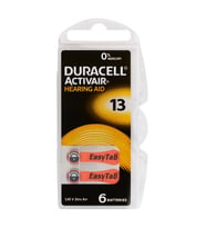 Duracell Activair PR48 13 Numara İşitme Cihazı Pili 6'lı
