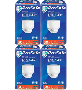 Prosafe Emici Külot Hasta Bezi Büyük-Large 120 Adet (4PK*30)