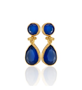 Kadir Jewellery 22 Ayar Altın Kaplama Vintage Küpe -El İşçiliği Ve Hipoalerjenik Küpe