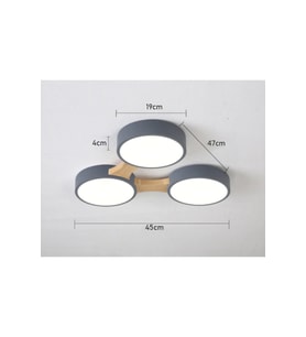Minimalist Modern Led 3’lü Avize-2
