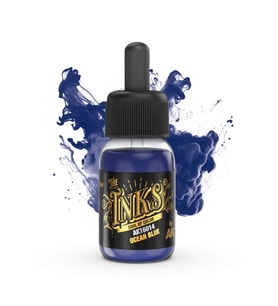 AK 16014 30 ml. Akrilik Mürekkep, Ocean Blue