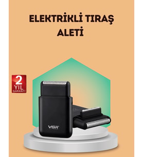 Çift Başlıklı Elektrikli Tıraş Makinesi Suya Dayanıklı, Hafif Ergonomik