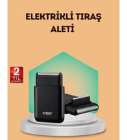 Çift Başlıklı Elektrikli Tıraş Makinesi Suya Dayanıklı, Hafif Ergonomik