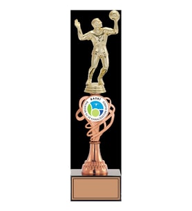 ODAK KUPA - Figürlü Kupalar - Voleybol Erkek Figürlü Kupalar FG-034 C - 35 cm