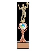ODAK KUPA - Figürlü Kupalar - Voleybol Erkek Figürlü Kupalar FG-034 C - 35 cm
