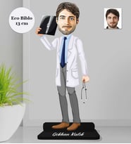 Kişiye Özel Doktor Erkek Ahşap Eco Biblo -2