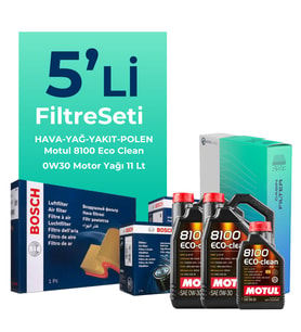 BOSCH Ford Transit V363 2.0 Dizel Filtre Bakım Seti Motul Motor Yağlı (2014-2024) 5 Li