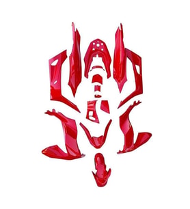 Honda Pcx 2021 - 2024 Uyumlu Komple Kaporta Seti Florasan Kırmızı