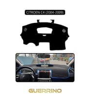 CITROEN C4 2004-2009TORPİDO KORUMA HALISI SİYAH KENAR