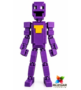 Fnaf Five Nights at Freddy's William Afton Fnaf Eklemli Oyuncak Aytakta Durabilir
