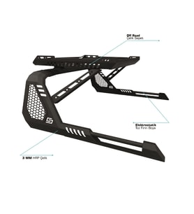 Mitsubishi L200 4 Sepetli Çelik Roll Bar 2015-2018