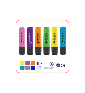 Penmark Fosforlu Kalem Neon 6 Renk