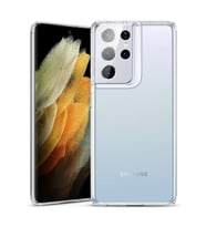 Samsung Galaxy S21 Ultra Lux Seri Premium Şeffaf Silikon Kılıf