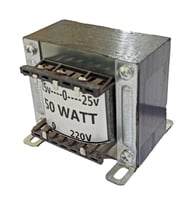 50W 2x25V Trafo