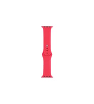 Apple Watch Ultra 49mm Uyumlu Band Serisi Klasik Kordon Silikon Strap Kayış (Açık Kırmızı)
