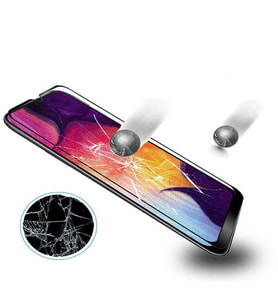 Vivo Y20 Kırılmaya Dayanıklı Cam Ekran Koruyucu Siyah
