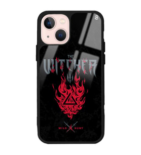 iPhone 13 Witcher 3 Fire Tasarımlı Glossy Telefon Kılıfı
