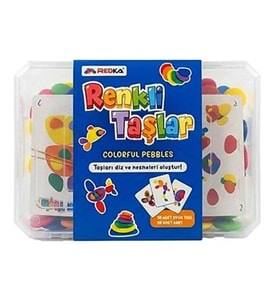 Redka Plastik Renkli Taşlar Oyunu