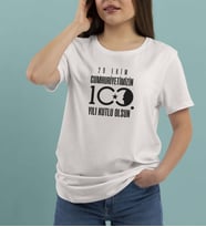 BK Gift 29 Ekim Tasarımlı Kadın Beyaz T-shirt-10, Arkadaşa Hediye, 29 Ekim Hediyesi Hediyesi, Trend Tişört, 100.Yıl Hediyesi