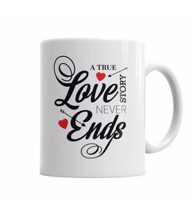 True Love Kupa Bardak Porselen