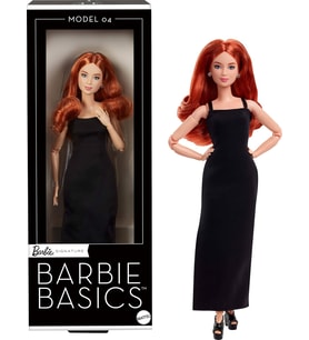 Mattel Barbie Basics Model 04 Koleksiyona Uygun Bebek, Siyah Mini Elbisesi, Botları Ve Standart Kalı (Çok Renkli)