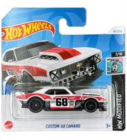 Hot Wheels Custom '68 Camaro - Beyaz (1/64)
