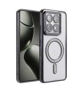 Xiaomi Mi 14T Pro Joke Simli Magneticsafe Kılıf - Siyah