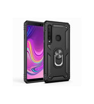 Samsung Galaxy A9 2018 Uyumlu Kılıf Zore Vega Kapak (Siyah)