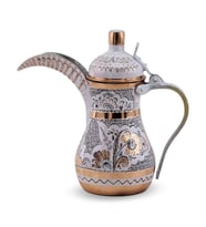 1,2 mm Kalın Gülçiçek Bakır Mırra Cezve 900 ml