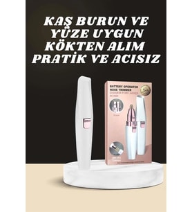 Kulak Burun Yüz Epilasyon Aleti Yüz Masaj Aleti İkili Cilt Bakım Seti