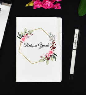 Anneye Hediye, Arkadaşa Hediye, Sevgiliye Hediye Kişiye Özel Defter Hediye Seti