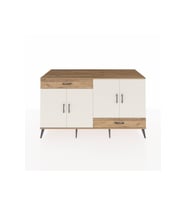 Kronos Konsol 5 Raflı 2 Çekmeceli 4 Kapaklı 176x59x99 Çam-Aytaşı/Çam