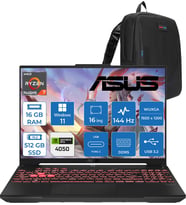 Asus Tuf Gaming A16 (FA607NUG-GAMING) Amd Ryzen™ 7 7445HS 16GB Ddr5 512GB SSD RTX4050/6GB 140W 16-Inch, Fhd+ 16:10 (1920 x 1200, Wuxga) 144Hz IPS WIN11PRO Taşınabilir Bilgisayar RL125P02+ZETTAÇANTA