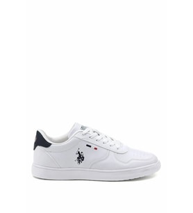 U.S. Polo Assn. Thnder Hafif Günlük Erkek Bağcıklı Sneaker Ayakkabı (Beyaz)