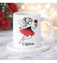 Kişiye Özel Sevgiliye Özel Kupa Bardak Anlamlı Ve Unutulmaz Hediye (Beyaz)