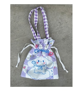 Cinnamoroll Kawaii Büzgülü Bez Çanta (Karışık)