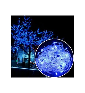 10 METRE 100 LED MAVİ LED IŞIK YILBAŞI AĞACI IŞIĞI 220 V MAVİ IŞIK MAVİ NOEL IŞIĞI YILBAŞI IŞIKLARI