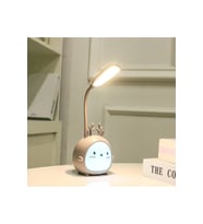 Çocuklar İçin Renkli 3 Modlu LED Karikatür Masa Lambası (Krem)