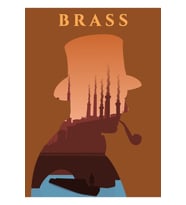 Pirinç - Minimalist Siluet Poster Tarzı - Masa Oyunu Sanatı Tablo Ahşap Poster Dekoratif