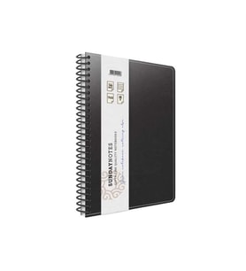 Gıpta Sunday Notes Spiralli Deri Kapak A4 140 Yaprak Kareli Defter 3-5045000-2011