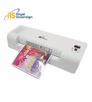 Royal Sovereign HSH-340 A3 Dijital 6 Merdaneli Soğuk - Sıcak Laminasyon Makinası (Beyaz)
