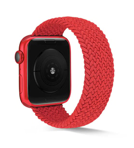 Apple Watch 38mm Uyumlu Kordon Örgü İşlemeli Esnek KRD-38 Medium Kordon